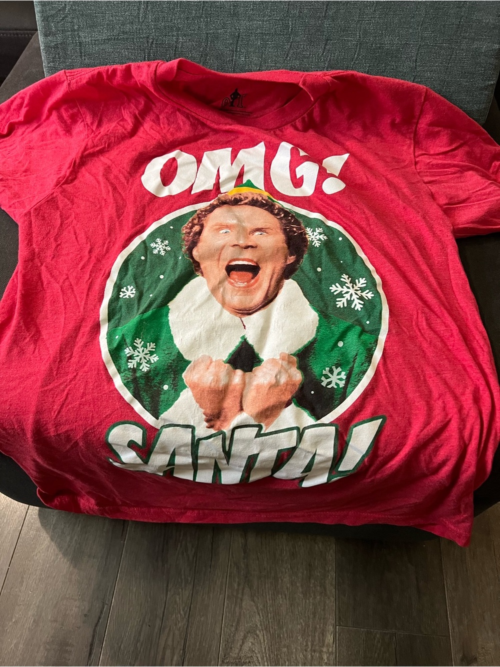ELF Red Logo Graphic Tee